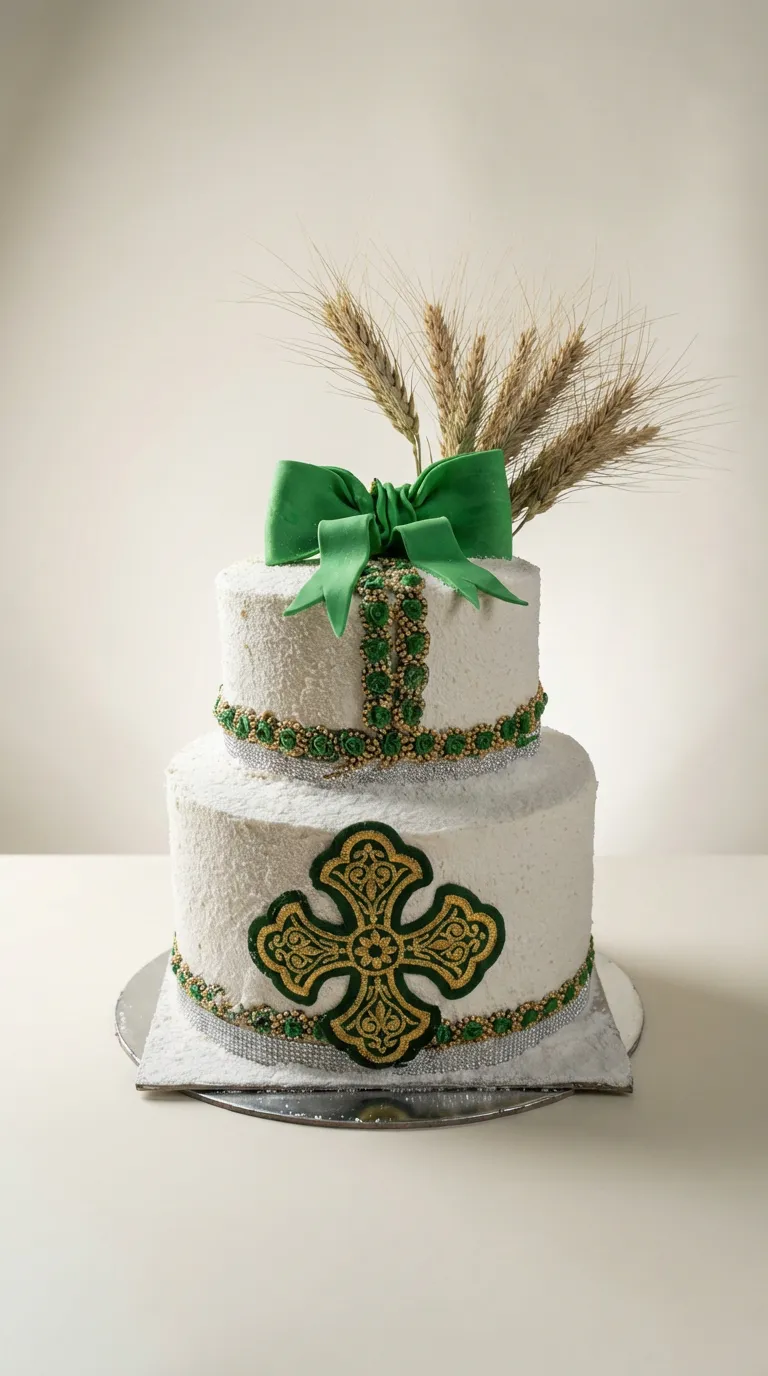 Ethiopian Orthodox Cross Heritage Cake